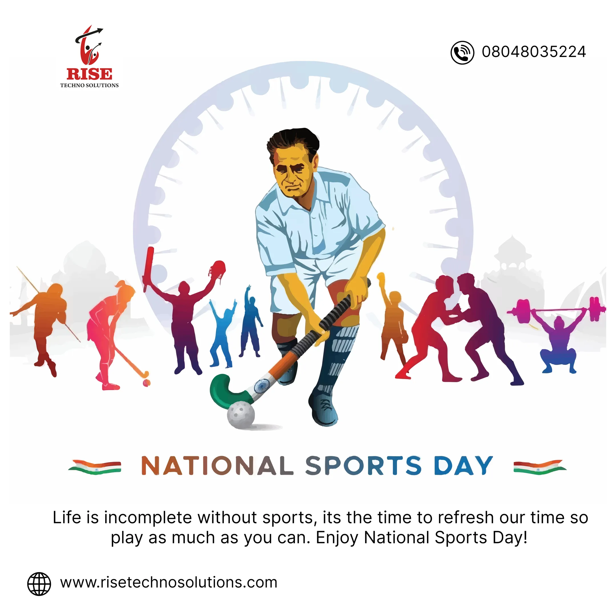 ๐
๐ฎ๐ณ Where passion meets perseverance, champions are born. This National Sports Day, letโs celebr...