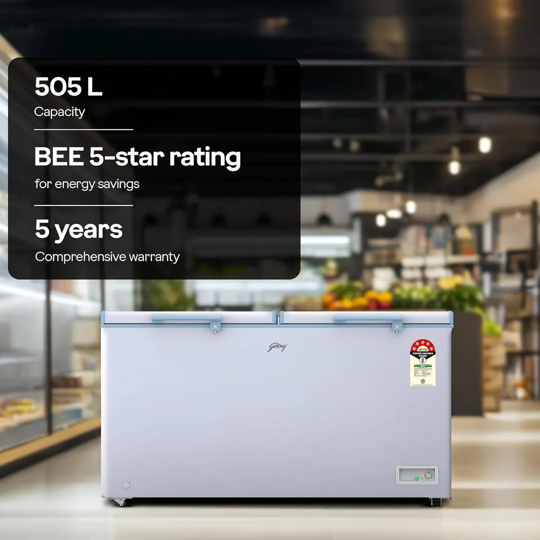 Godrej 525E 505L Convertible Deep Freezer Lowest Price Chennai | 5 Years Comprehensive Warranty