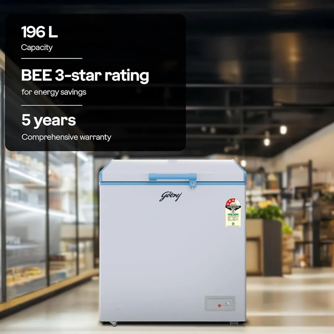 Godrej 230C 200L Convertible Deep Freezer Lowest Price Chennai | 5 Years Warranty