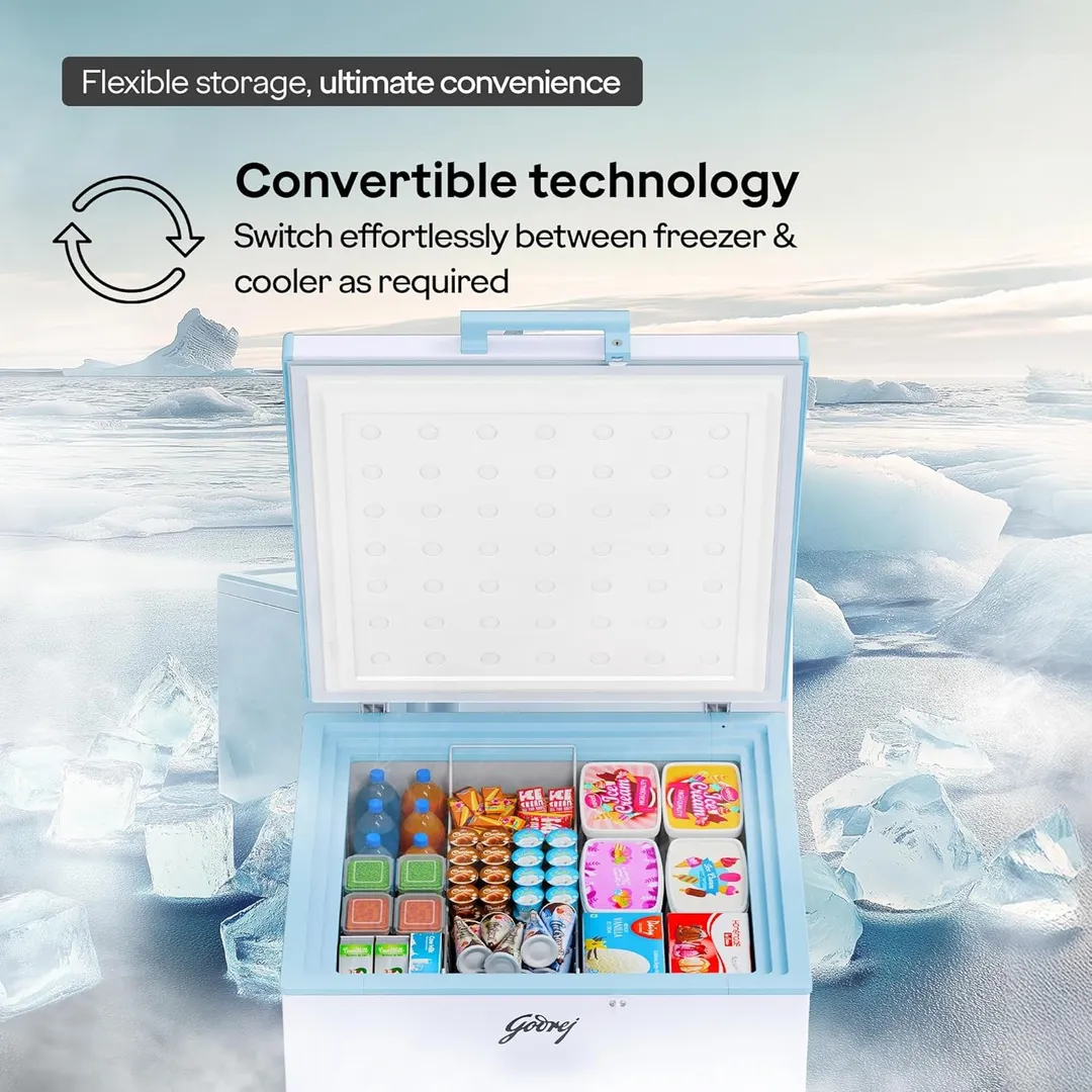 Godrej 230C 200L Convertible Deep Freezer Lowest Price Chennai | 5 Years Warranty