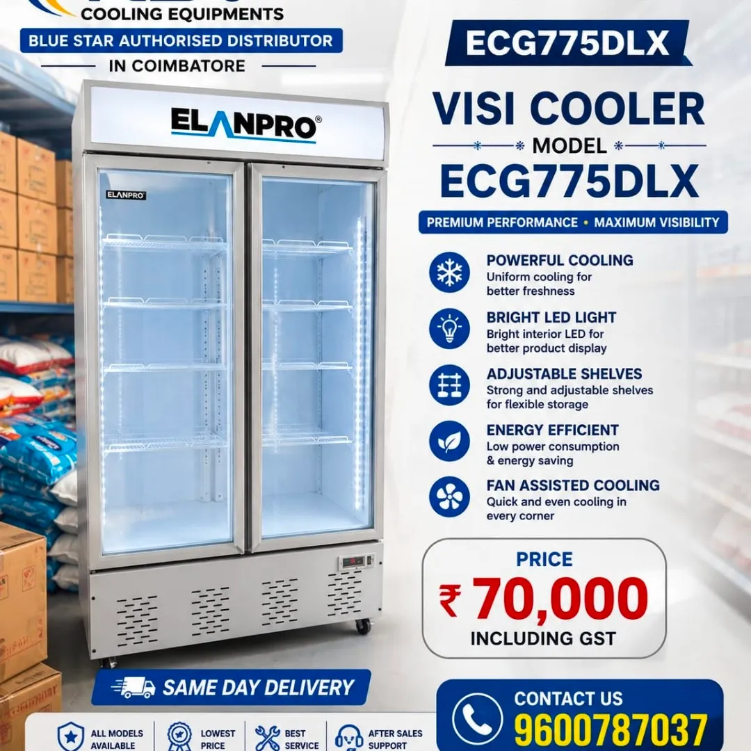 Ndv Cooling Equipments | Blue Star Authorised Commercial Visi Cooler Distributor In Coimbatore