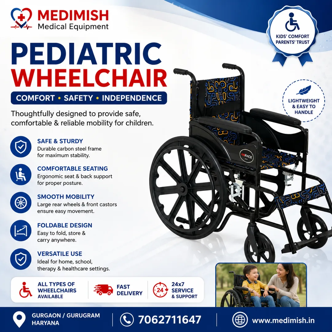 Buy Premium Folding Pediatric Wheelchair in Gurgaon