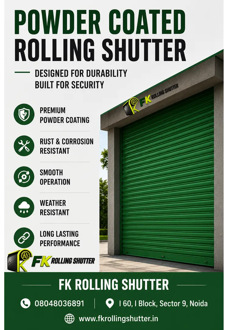 Powder Coated Rolling Shutter Manufacturer