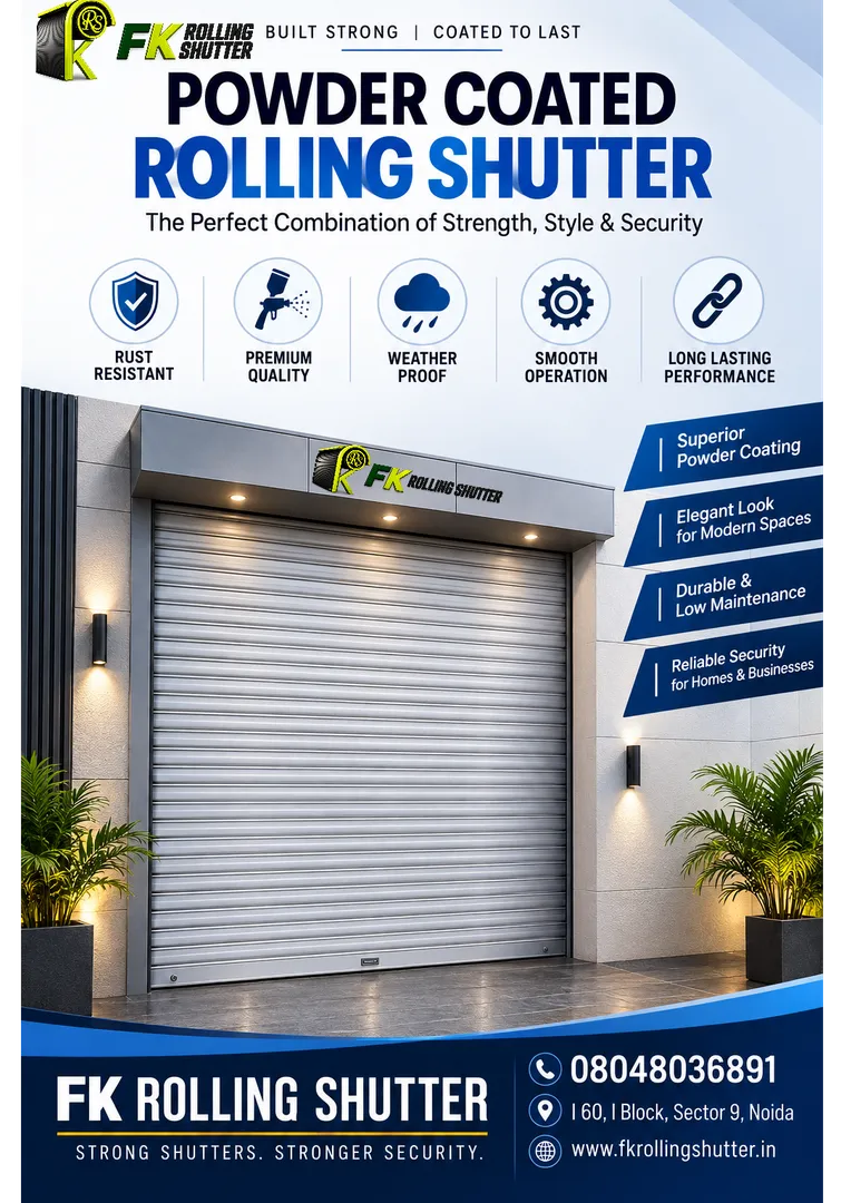 Powder Coated Rolling Shutter Greater Noida