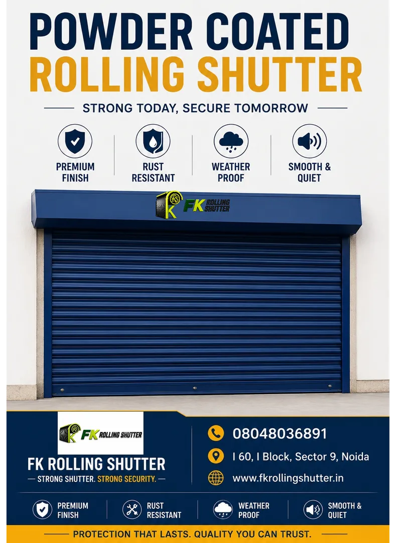 Powder Coated Rolling Shutter Manufacturer In Noida Sector 9