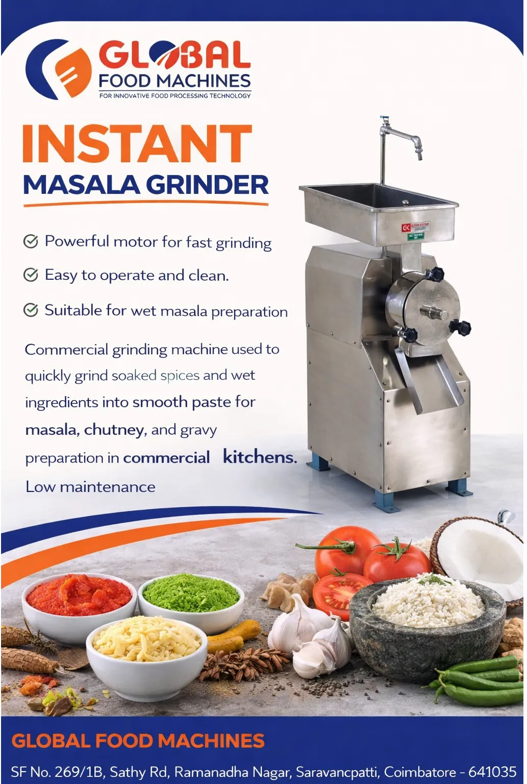 Instant masala grinder in Coimbatore