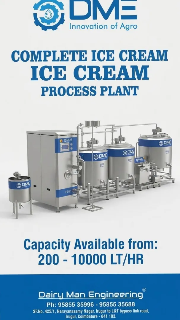 Dairy equipment manufacture in India