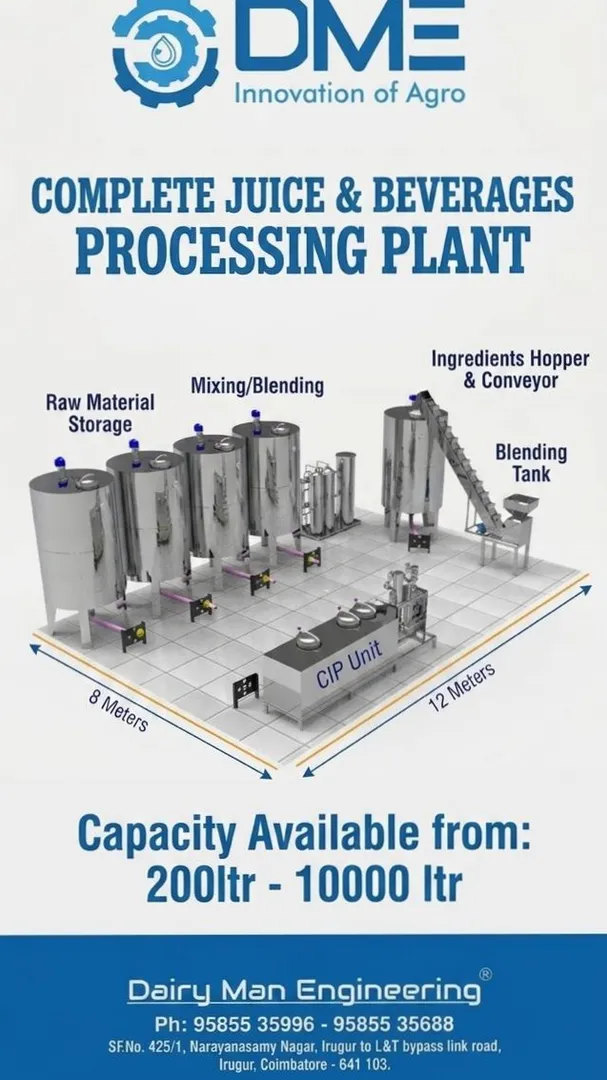 Dairy equipment manufacture in India