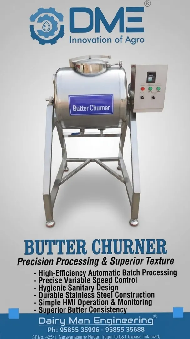 Dairy equipment manufacture in India