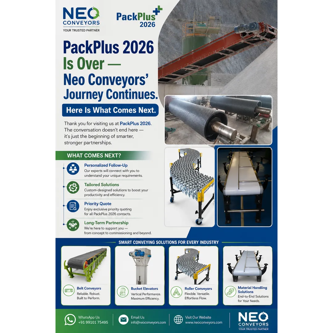 PackPlus 2026 Is Over — Neo Conveyors' Journey Continues. Here Is What Comes Next.