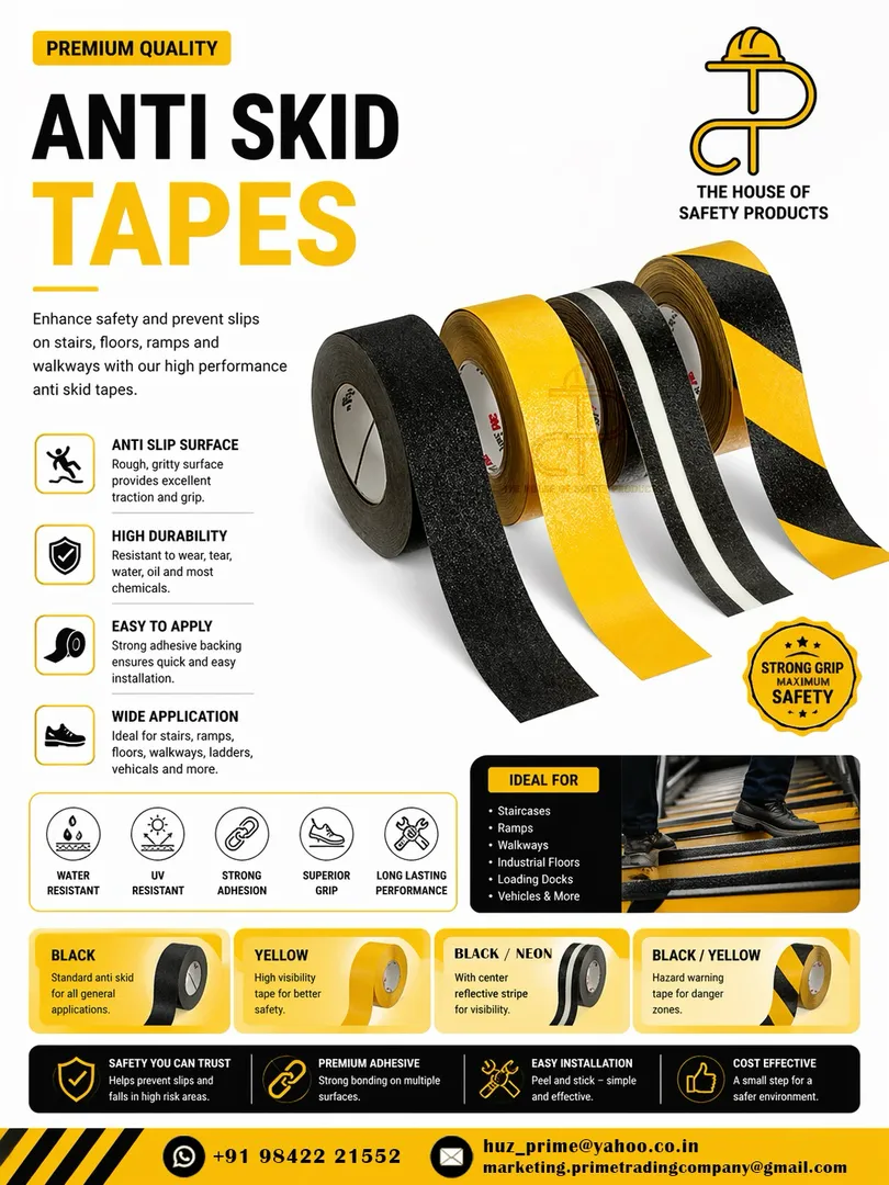 π¨ Anti-Skid Tape β Better Grip, Safer Steps