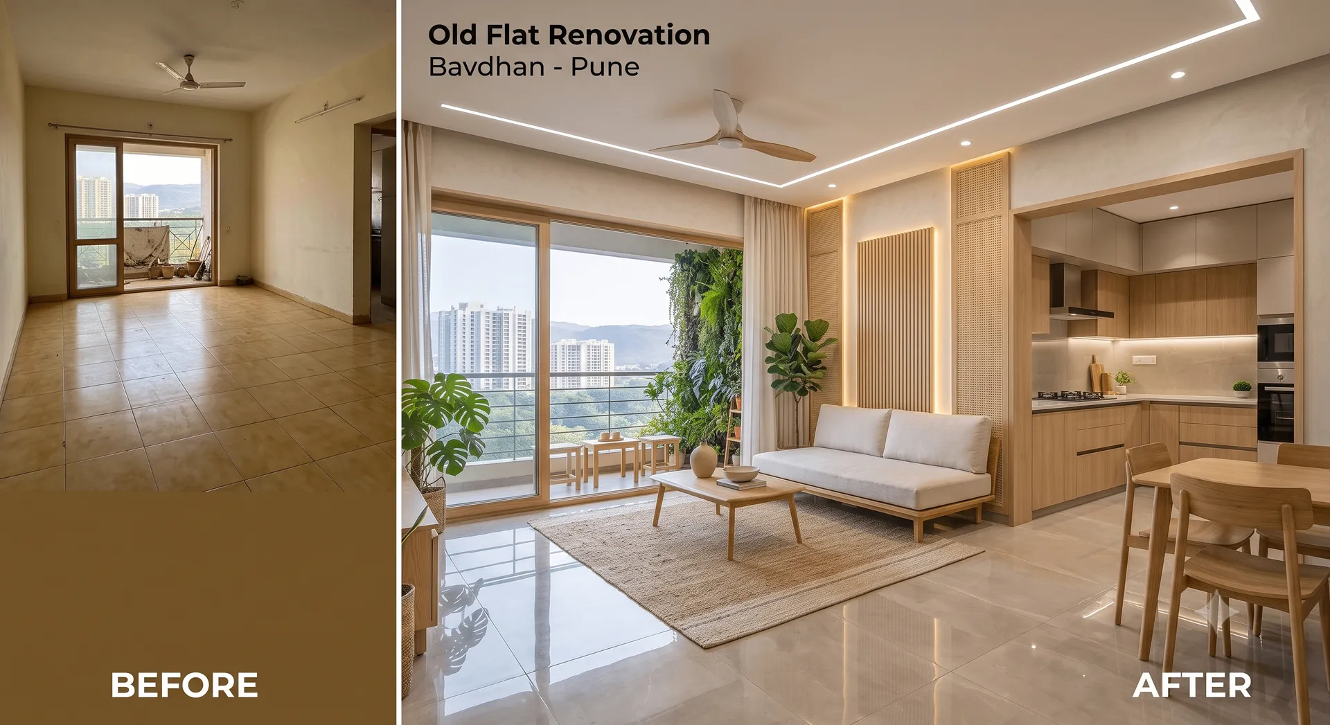 Old Flat to Modern Sanctuary: Full Home Renovation Services in Bavdhan