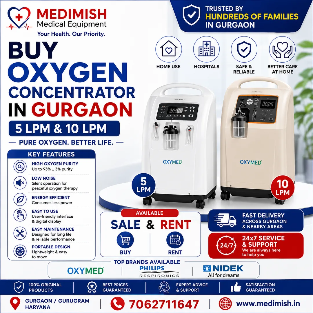 Buy Oxygen Concentrator in Gurgaon | 5 LPM & 10 LPM