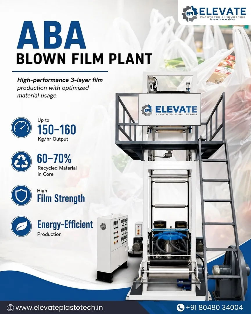 ABA Blown Film Plant for Efficient 3-Layer Film Production