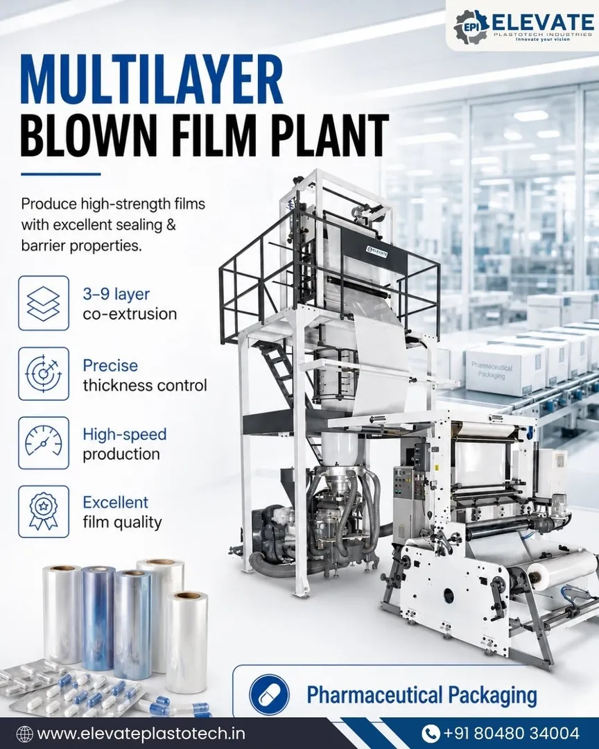 Multilayer Blown Film Plant Machine for High-Performance Films