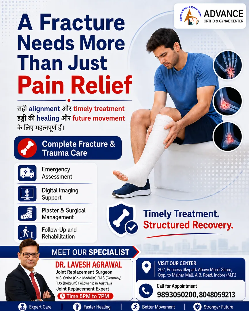 Fracture and Trauma Care in BurhanpurFor reliable fracture and trauma care in Burhanpur, consult Dr....