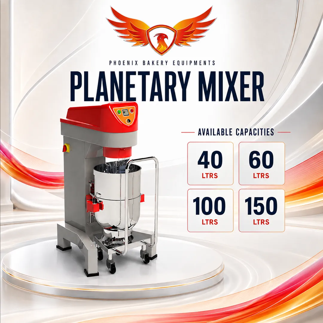 PLANETARY MIXER MANUFACTURING IN COIMBATORE | PHOENIX BAKERY EQUIPMENTS COIMBATORE & DHARMAPURI