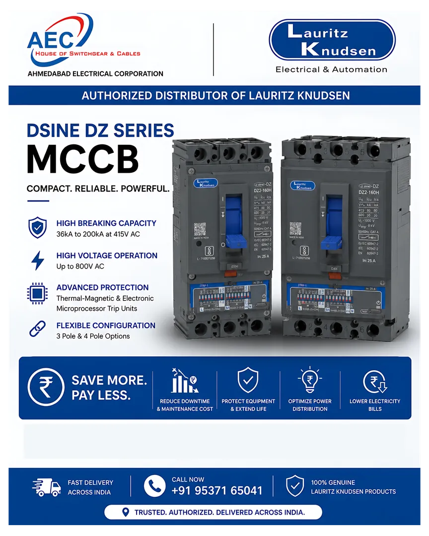 Authorized distributor Lauritz Knudsen switchgear in Rajkot