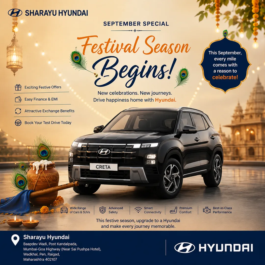 September Special Hyundai Cars in Pen, Raigad | Festive Offers, Car Booking & Test Drive Near Me