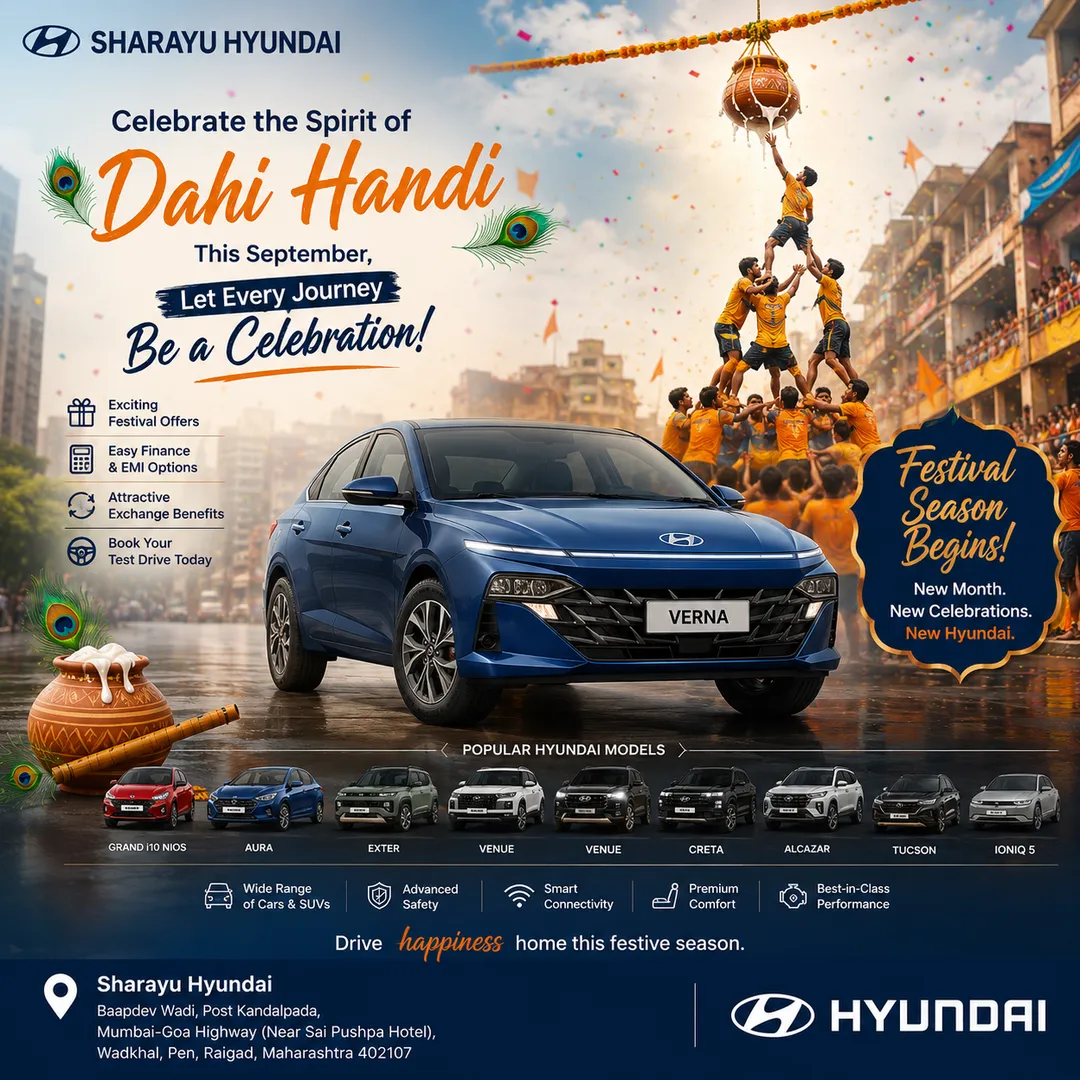 Dahi Handi Special Hyundai Offers in Pen & Raigad | Hyundai Cars & SUVs, Booking, Finance