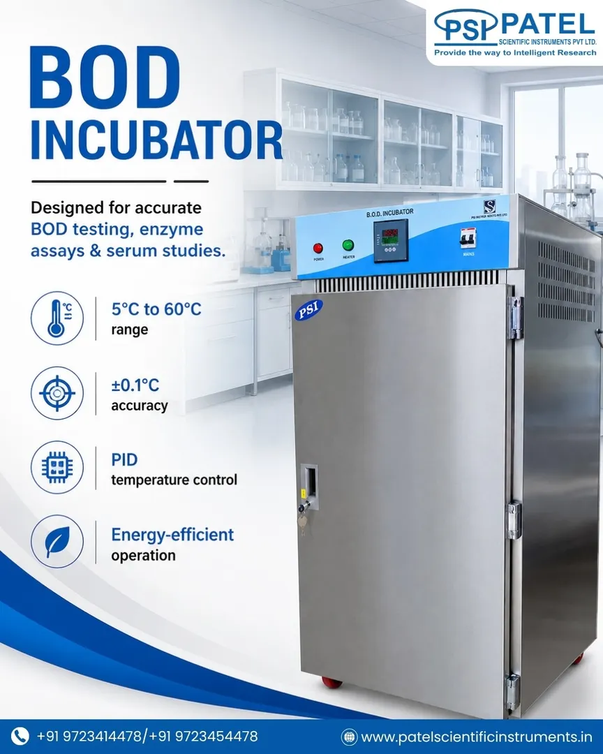 BOD Incubators for Accurate Laboratory Testing