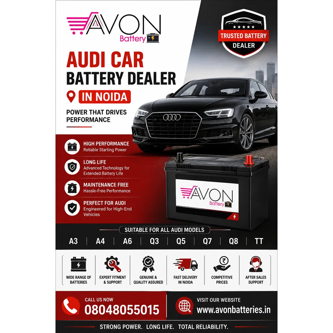 AUDI Car Battery Dealer in Noida | Avon Battery