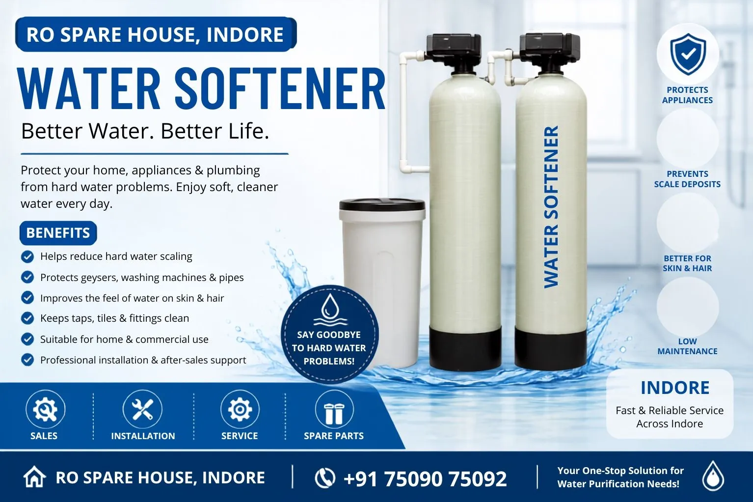 š§ Water Softener in Indore ā Better Water for Your Home & Business