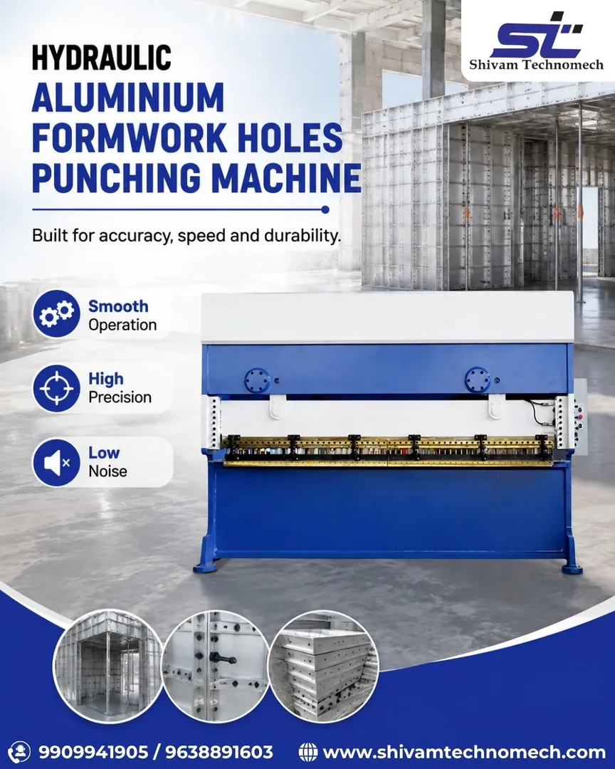 High-Precision Hydraulic Aluminium Formwork Holes Punching Machine