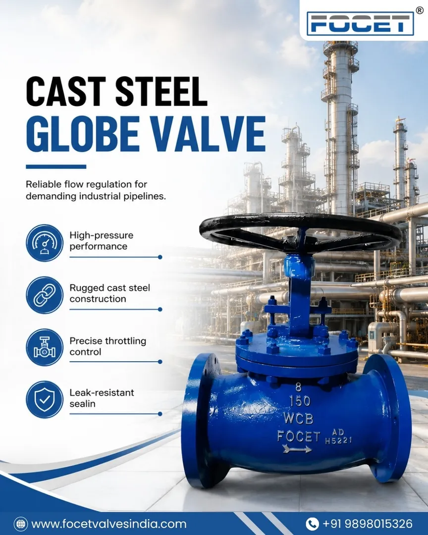 Cast Steel Globe Valve for Precise Flow Control
