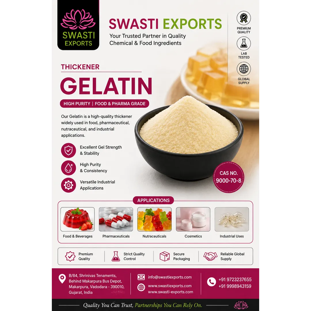 Gelatin Supplier Importer & Exporter