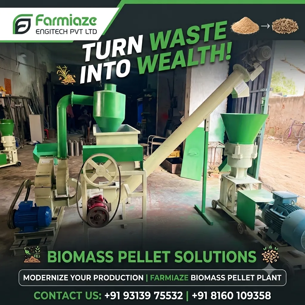 Biomass Pellet Plant Manufacturer in Uttar Pradesh