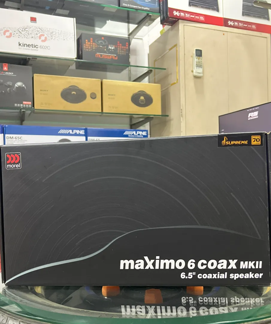 Morel Maximo 6 Coax MKII 6.5" Coaxial Car Speakers