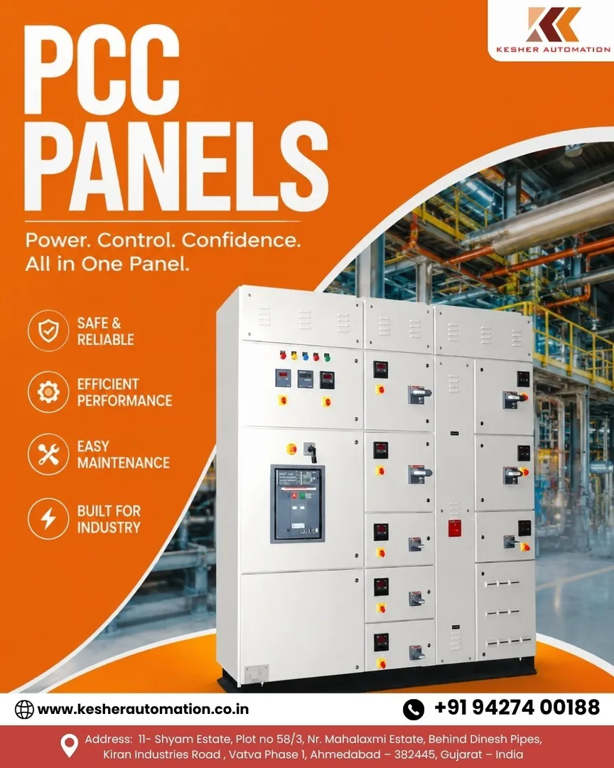 Reliable PCC Panels for Safe & Efficient Power Distribution