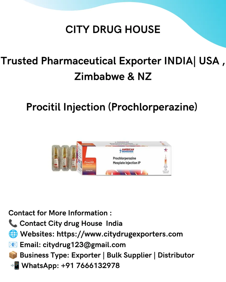 Procitil Injection | Buy Online from City Drug House – USA, NZ, Zimbabwe & Philip