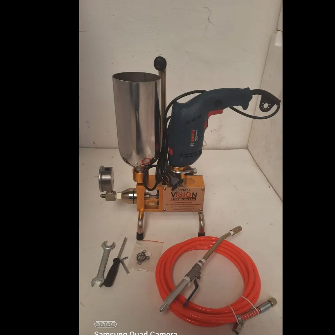 PU EPOXY INJECTION GROUTING BOSCH DRILL WITH STEEL CUP MACHINE