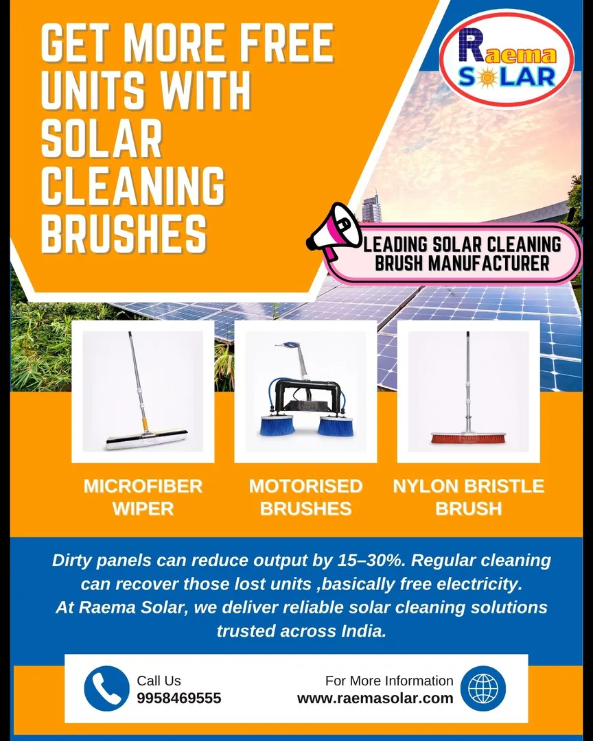 Top Solar Cleaning Brush Manufacturers in Ahmedabad