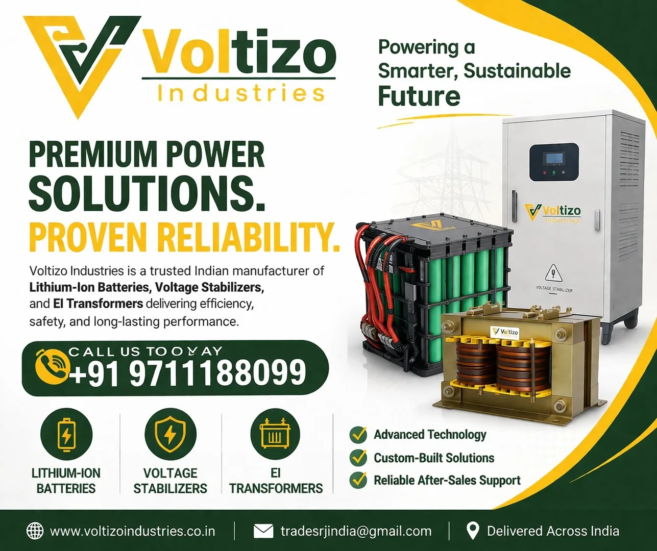 Industrial Lithium Battery Manufacturer in India