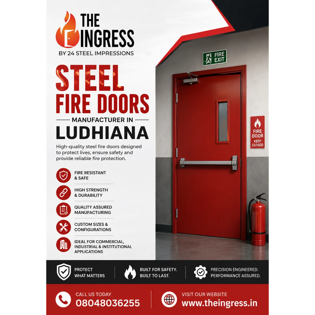 Steel Fire Doors Manufacturer in Ludhiana | THE INGRESS