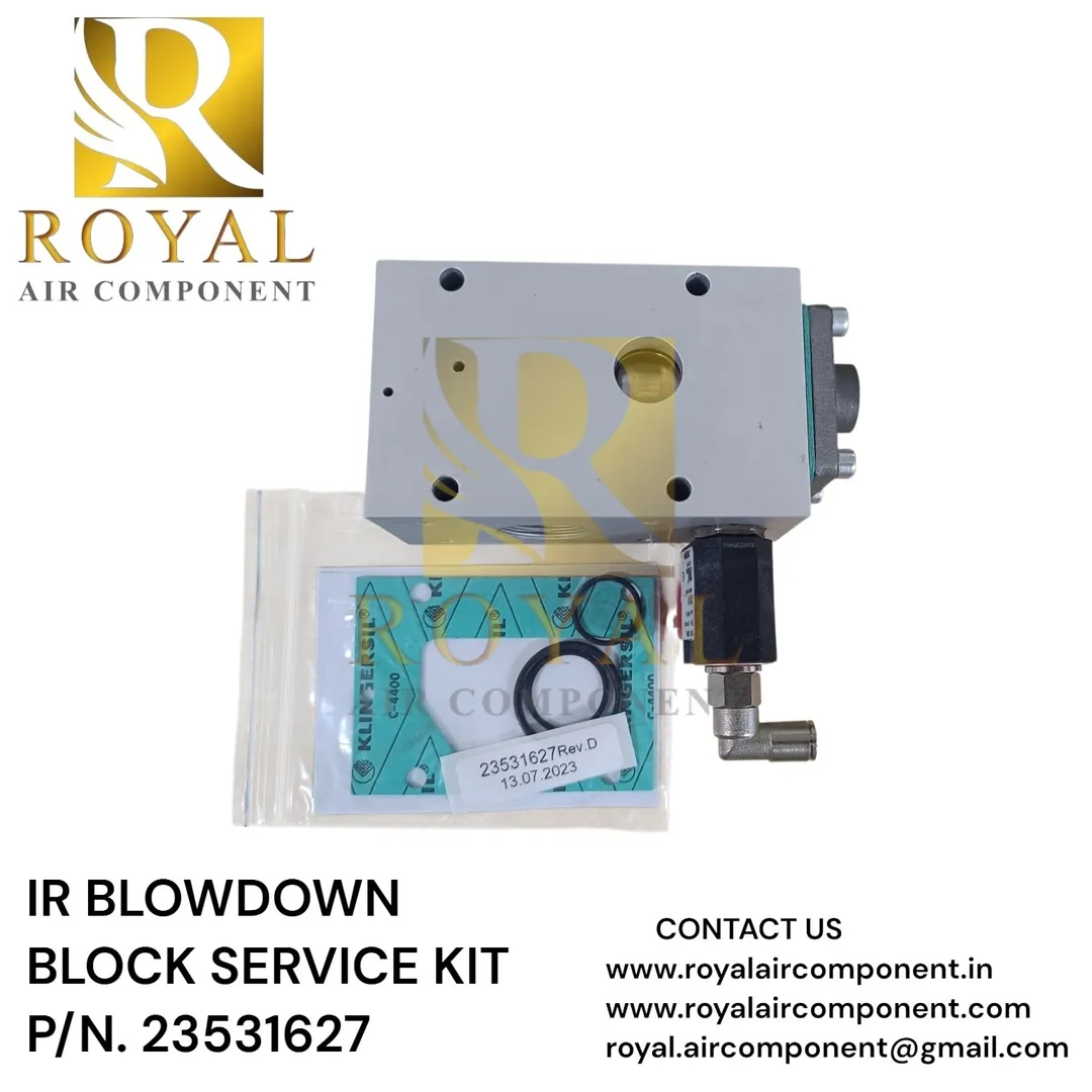 Blowdown Valve Block SERVICE Kit P/N: 23531627 | INGERSOLL RAND