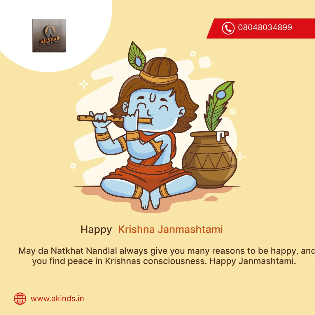 π§πͺ A little mischief, endless wisdom, and a whole lot of divine love. π This Sri Krishna Janmash...