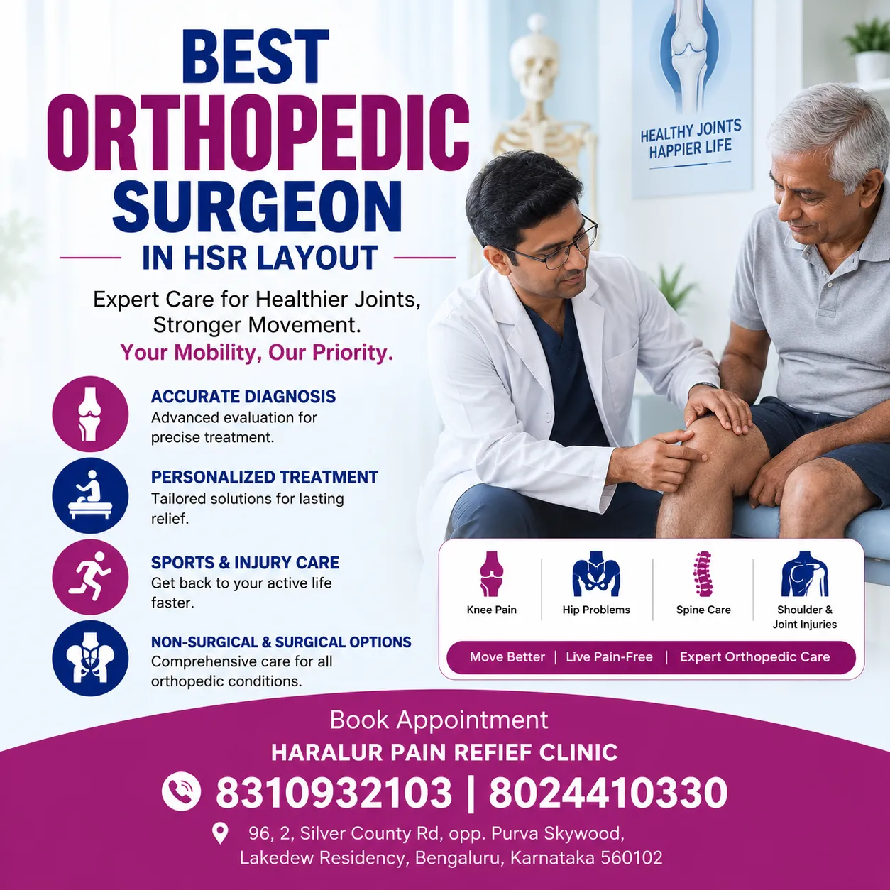 Best Orthopedic Surgeon in HSR Layout