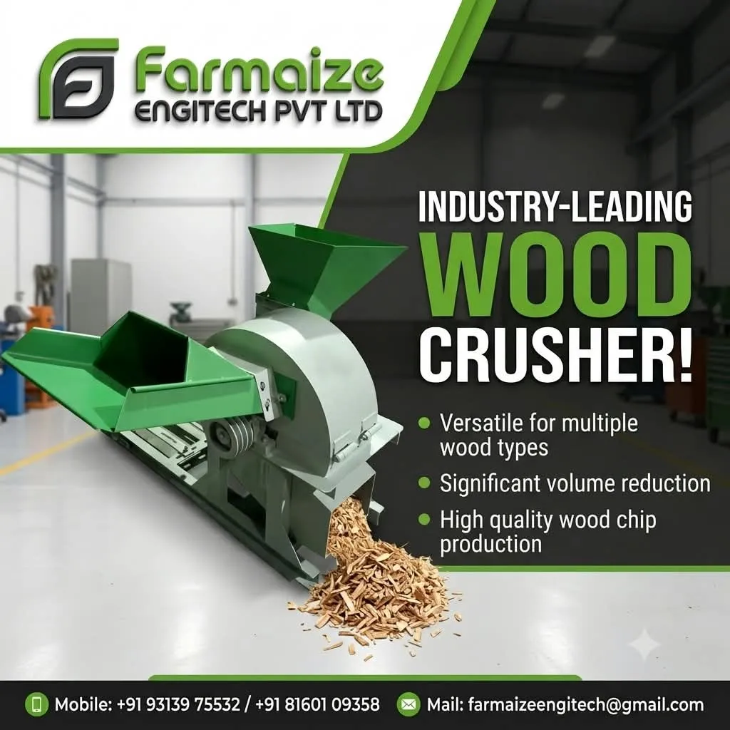 Wood Crusher Machine Manufacturer in Haryana