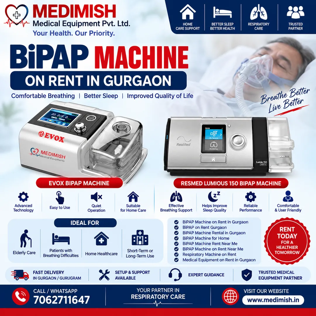 BiPAP Machine on Rent in Gurgaon | Affordable BiPAP Rental