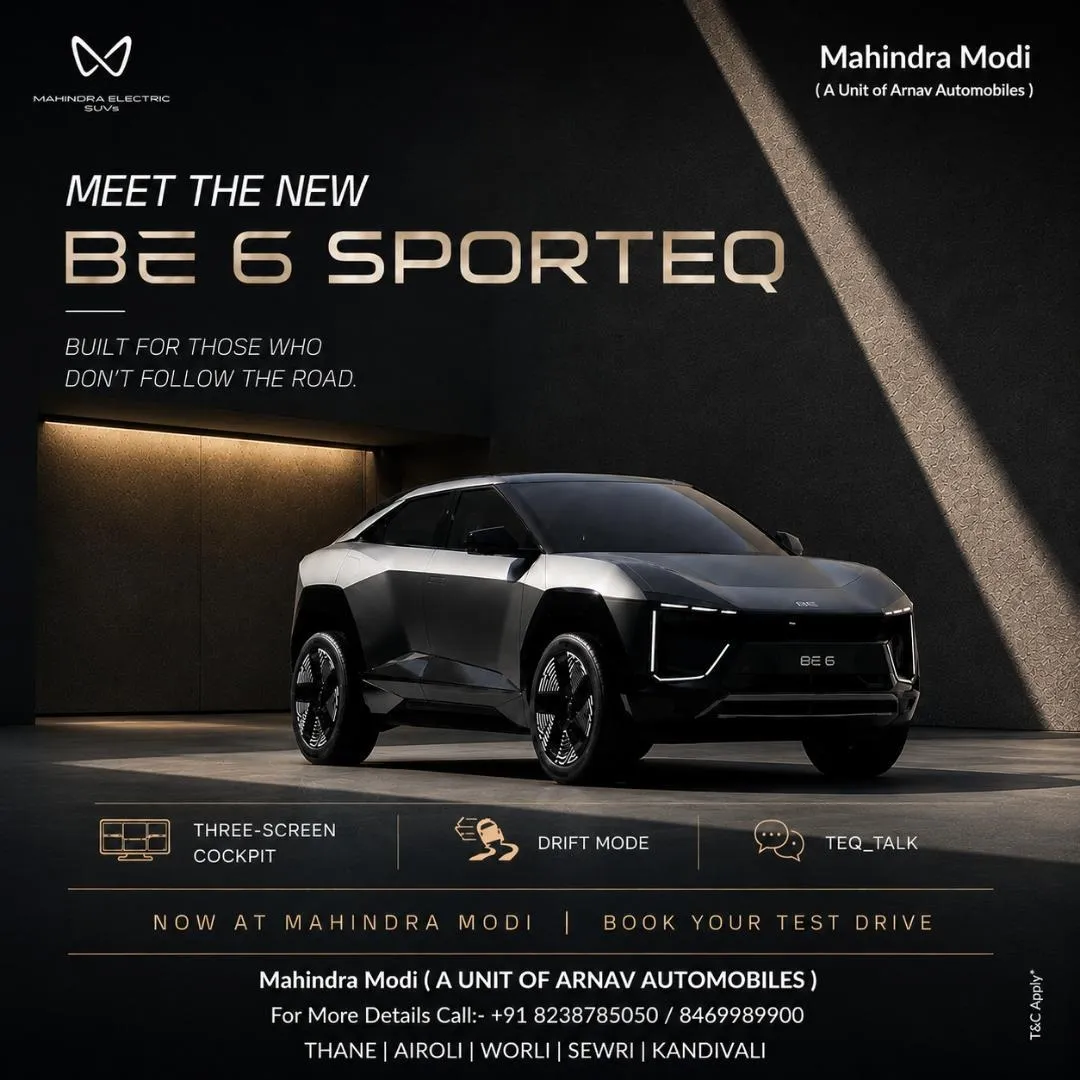 ⚡ Mahindra BE 6 at Modi Mahindra, Mumbai ⚡
Discover the Mahindra BE 6, a next-generation electric S...