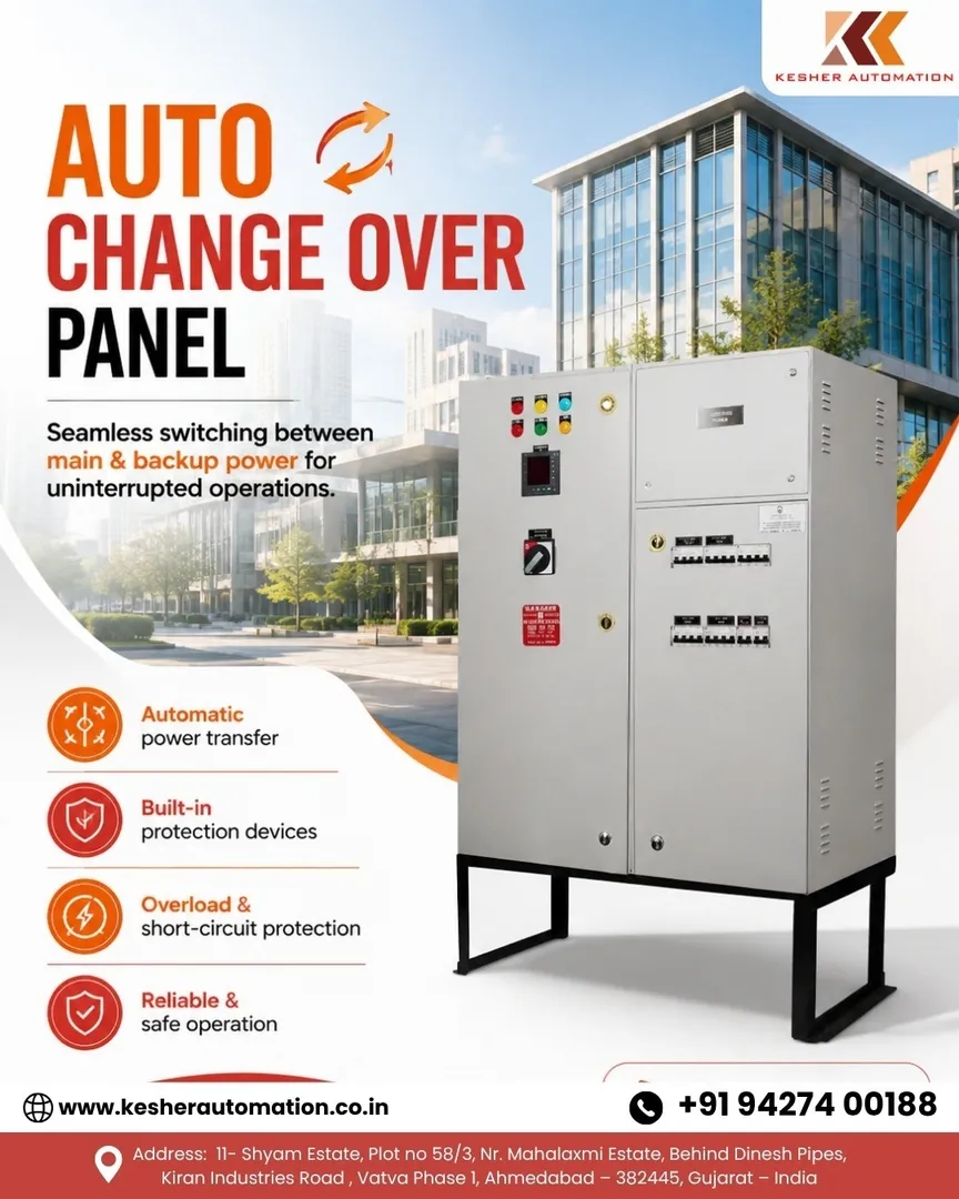 Auto Changeover Panel Manufacturer in Ahmedabad