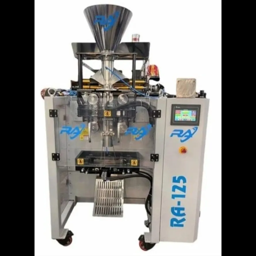 Robotech Automation, based in Faridabad, manufactures popcorn packing machine (advanced multihead w...