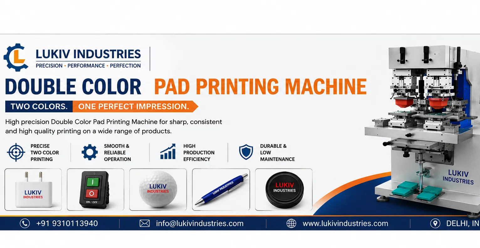 Double Color Pad Printing Machine – Precision Printing for Industrial Applications