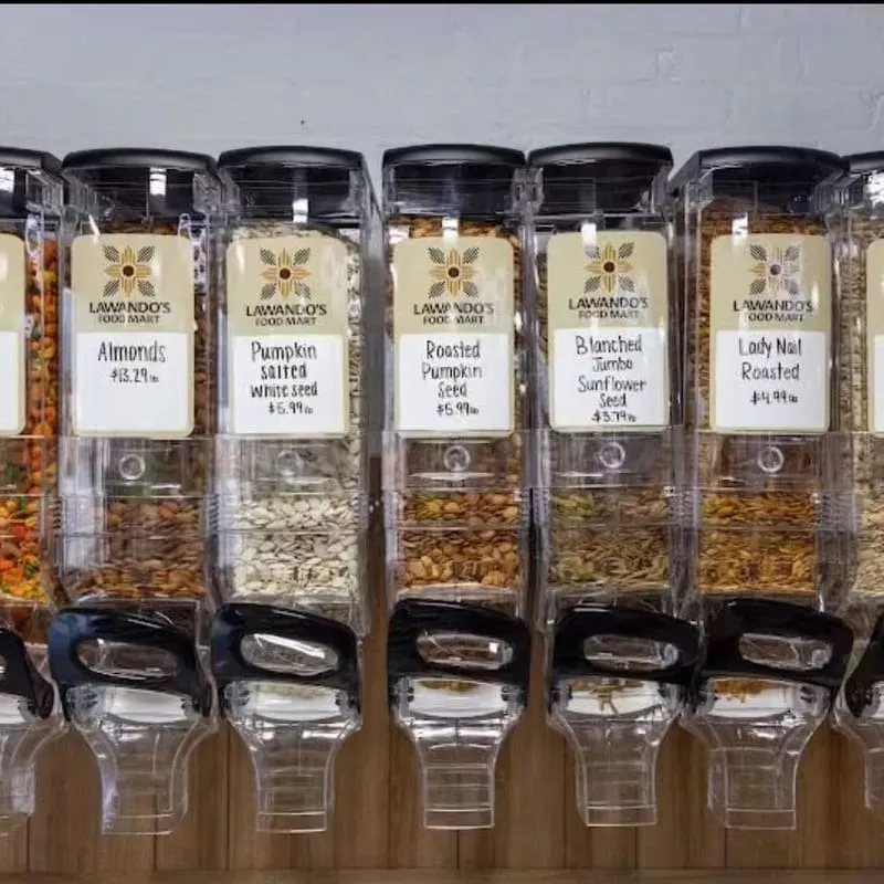 Supermarket Gravity Wall Mounted Cereal Dispenser In Mumbai