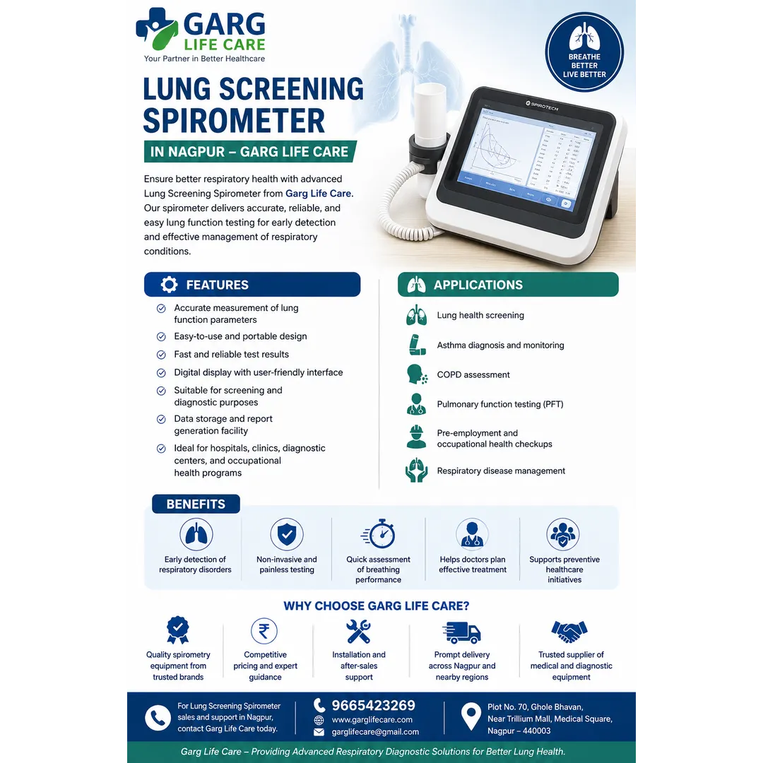 SPIROMETER – LUNG FUNCTION TESTING DEVICE