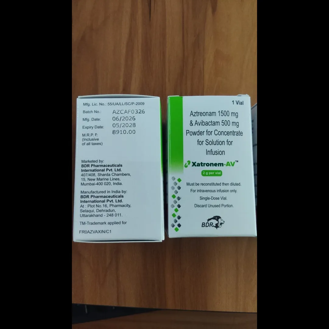 Aztreonam1500/avibactam500 mg injection supplier in thane